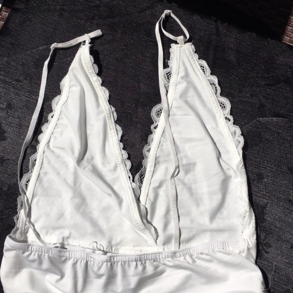 new. white lace bodysuit - Picture 7 of 10